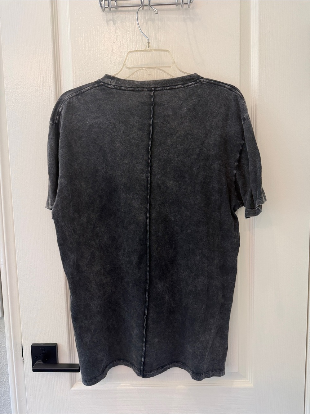 Anine Bing Vintage Washed Black Crewneck Tee - Picture 6 of 7